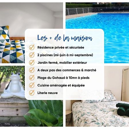 Charmante Maison De Vacances, 4P, Piscines, Proche Gohaud Saint-Michel-Chef-Chef Eksteriør bilde